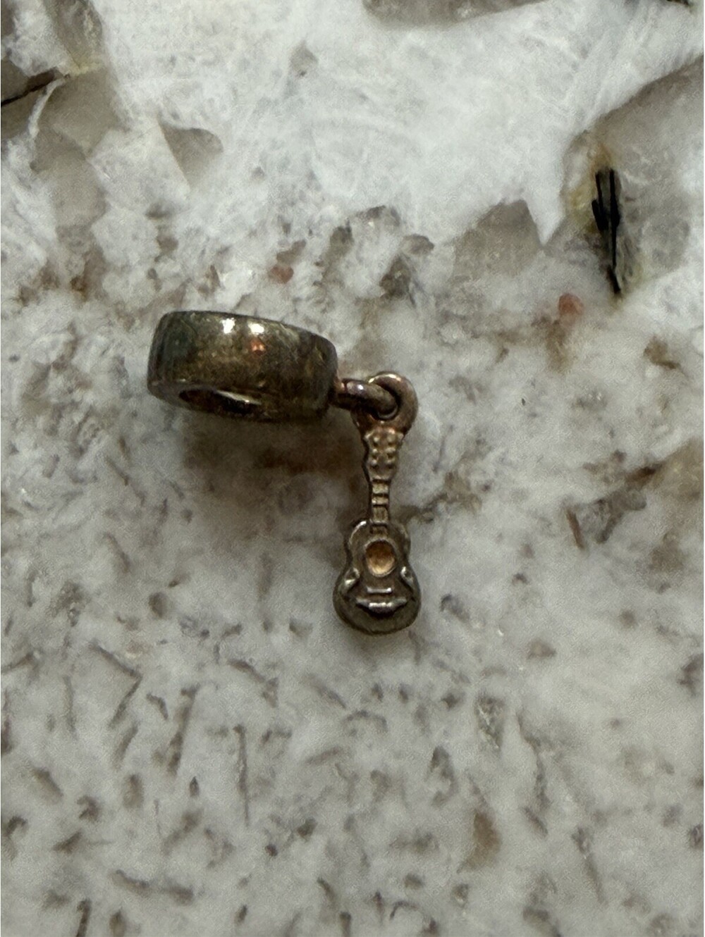 Authentic Pandora Moments Guitar Dangle Charm/Bead Silver 925 ALE 790408